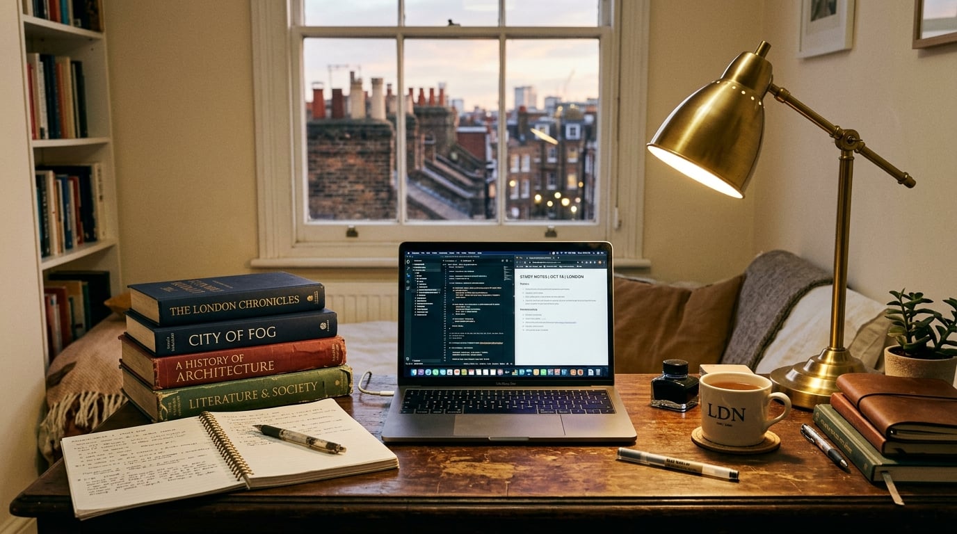 Student study space in London accommodation