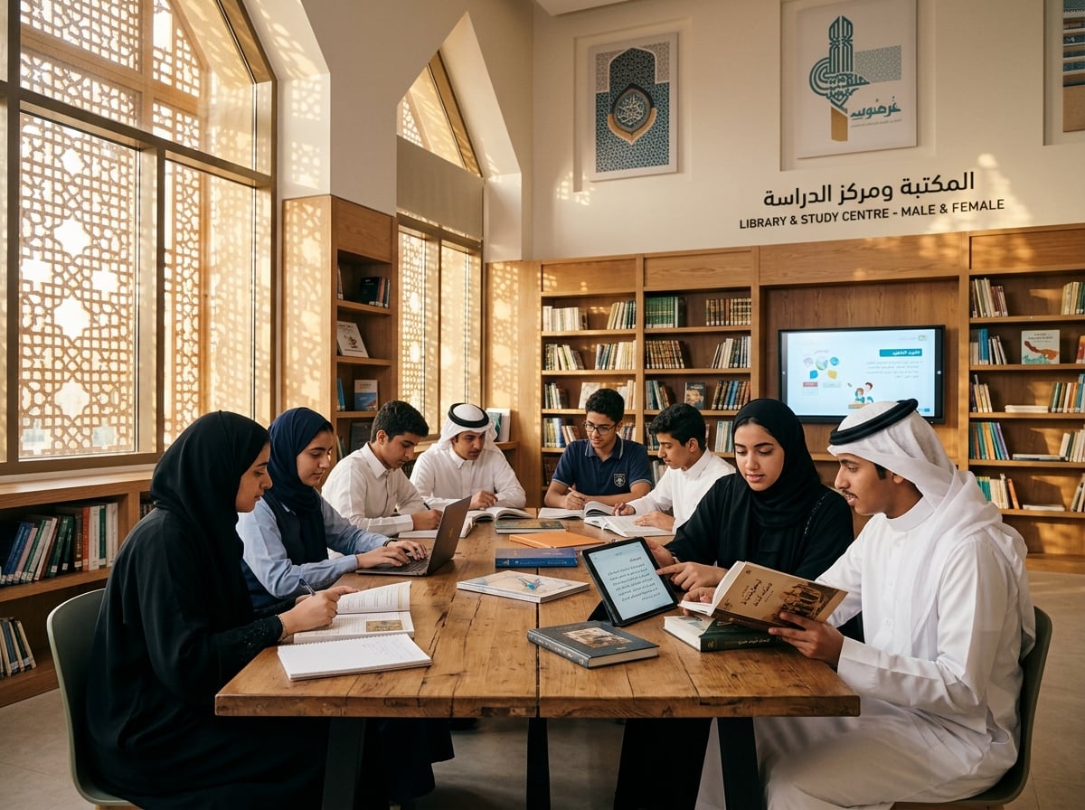Students at Al-Madinah School
