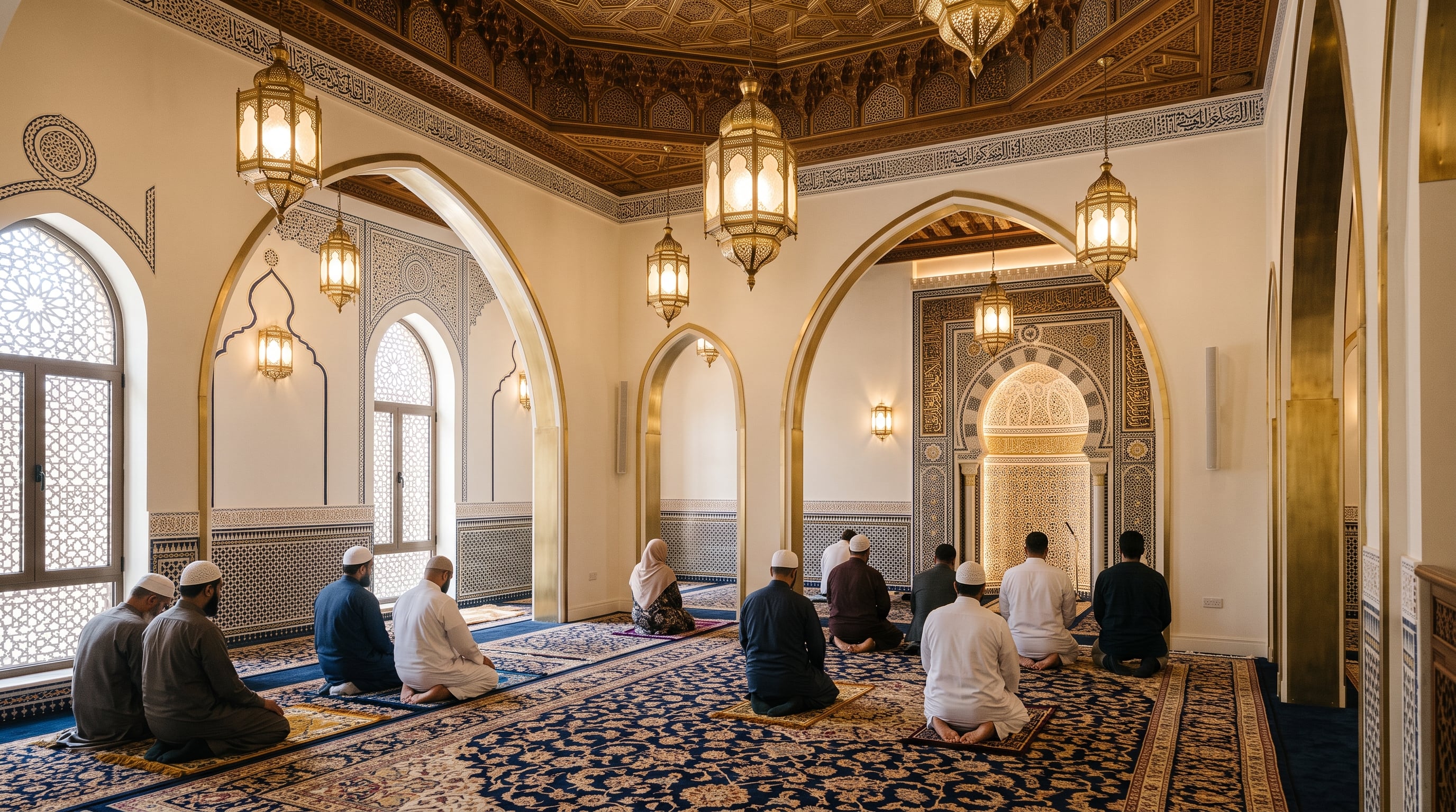 Elegant Muslim community centre and prayer space